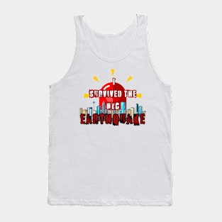 I Survived The Nyc Earthquake Tank Top